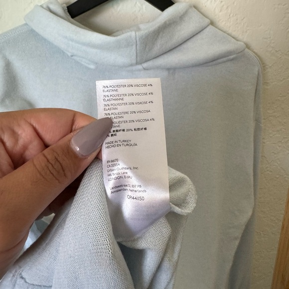 NWT ANTHROPOLOGIE COWL NECK TUNIC TOP IN SKY - Picture 11 of 14